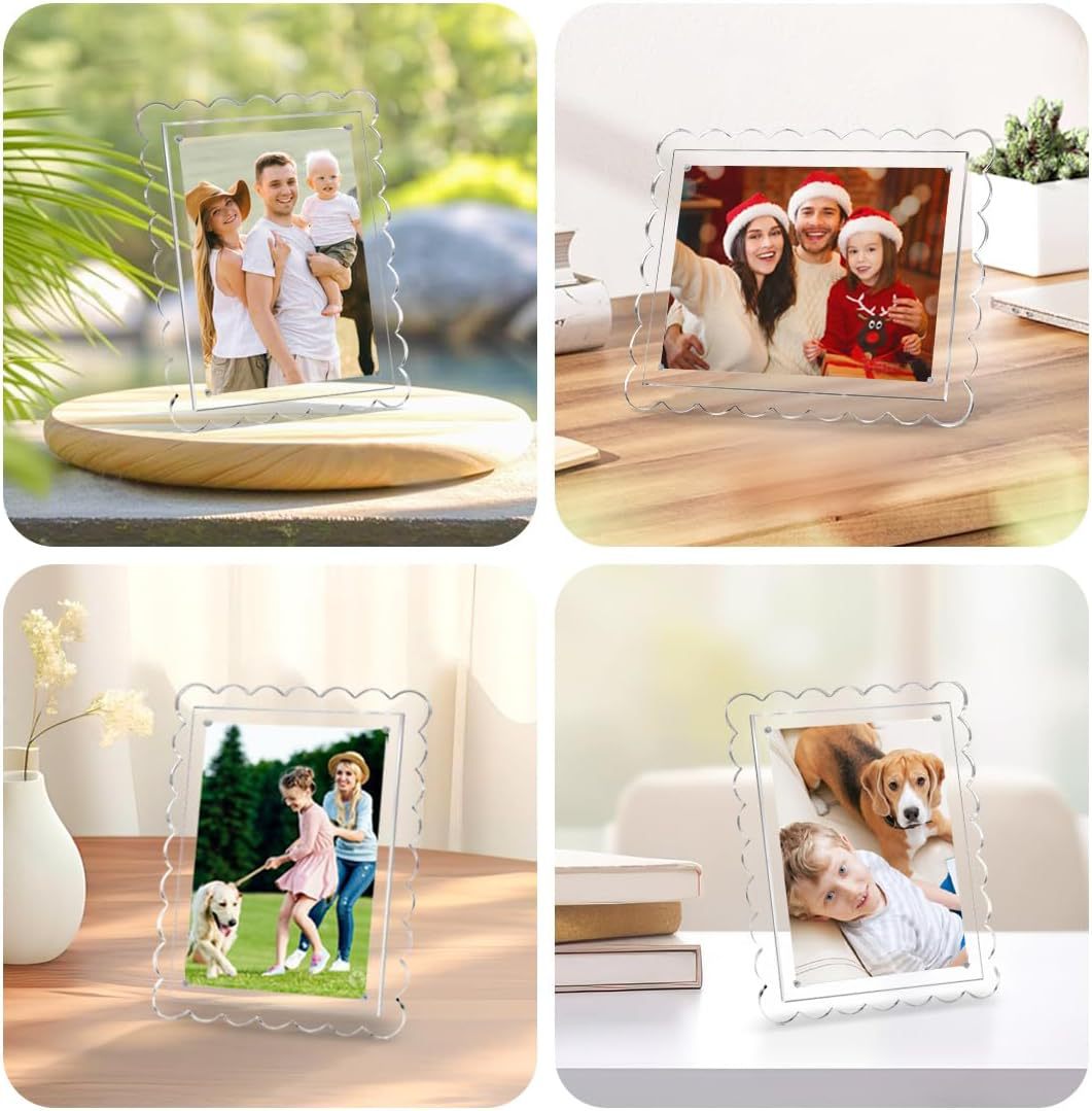 Acrylic Scallop Picture Frame